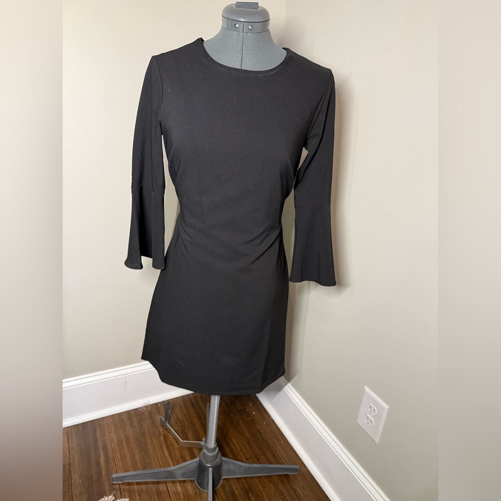 Lulu's Classic Black Long Sleeve Dress